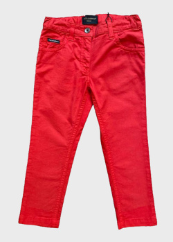Червоні джинси Dolce&Gabbana для дітей, фото